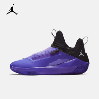  AIR JORDAN JUMPMAN HUSTLE PF AQ0394 男子篮球鞋 (紫/黑、45)