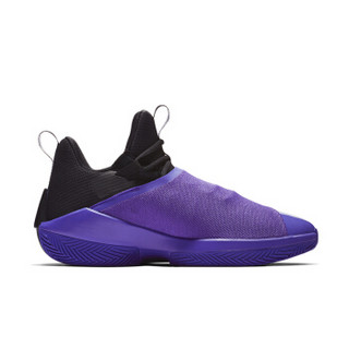  AIR JORDAN JUMPMAN HUSTLE PF AQ0394 男子篮球鞋 (紫/黑、45)