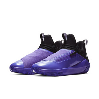  AIR JORDAN JUMPMAN HUSTLE PF AQ0394 男子篮球鞋 (紫/黑、40.5)