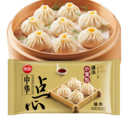 思念 开封灌汤风味 猪肉小笼包 18只 450g