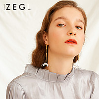 ZEGL 设计师款 圣诞系列 雪晶花耳环