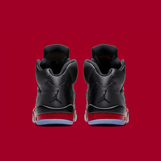 AIR JORDAN 5 Satin Bred AJ5男款男球鞋  黑红 42.5