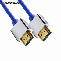 Fengyingzi 丰应子 22939409515 HDMI线 2.0版 超细款 合金黑蓝 (5米)