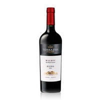 台阶 TERRAZAS 台阶 安第斯山脉典藏马尔白克红葡萄酒  750ml