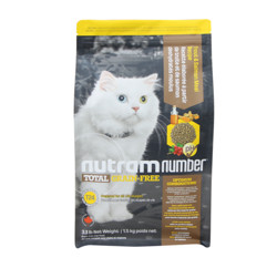 nutram 纽顿 T24 去骨鳟鱼三文鱼全期 猫粮 1.5kg *3件