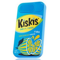 KISKIS酷滋无糖薄荷糖21g（柠檬味） *8件