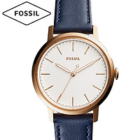  FOSSIL 舒适牛皮女士休闲简约石英女表4338