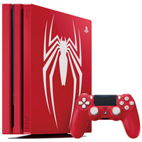 SONY 索尼 PlayStation 4 Pro 漫威蜘蛛侠限量珍藏版 国行版游戏机 1TB 红色