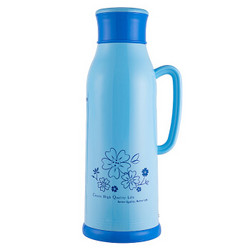 嘉特保温瓶热水瓶暖壶开水瓶保温壶 玻璃内胆2l GT-1091-200蓝色 *3件