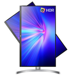 LG 27UL650 27英寸显示器（4K、HDR400、sRGB99%、FreeSync）白色