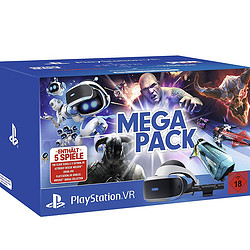 SONY 索尼 PlayStation VR 虚拟现实头盔 Mega Pack 含4款VR游戏