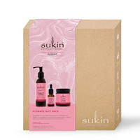 Sukin 玫瑰果系列套装（洁面乳125ml+保湿日霜120ml+玫瑰果油25ml）