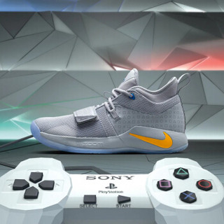 NIKE 耐克 PlayStation x PG2.5 保罗乔治联名篮球鞋 (43码、灰色)