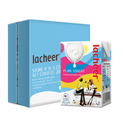 兰雀(Lacheer)常温原味酸奶200g*24/箱 奥地利进口 *2件