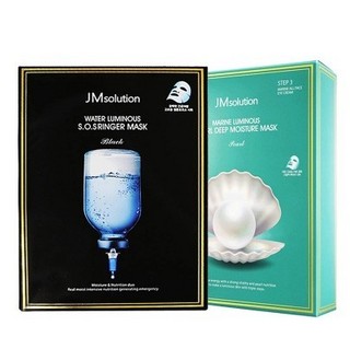 JM solution 面膜套盒（JM珍珠面膜1盒+JM针剂面膜1盒）