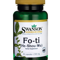 Swanson 500mg 天然何首乌精华胶囊 60粒