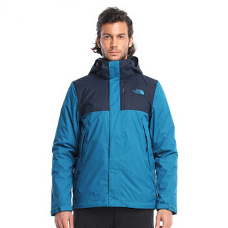  THE NORTH FACE 北面 3RKA 男士三合一冲锋衣 (LDJ/蓝色、XL)