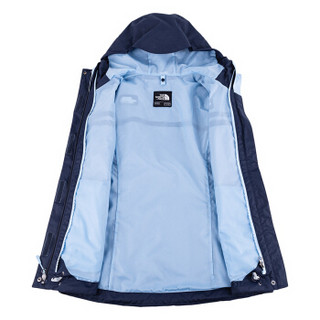  THE NORTH FACE 北面 3CGU 秋冬女款三合一冲锋衣  (8XG/蓝色、XL)