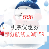 京东旅行 冰雪奇缘季 机票优惠券