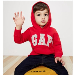 GAP 盖璞 男幼童加绒卫衣连帽衫