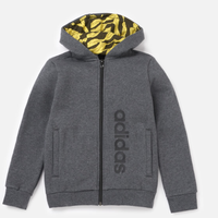 阿迪达斯adidas Linear Full Zip 男童卫衣外套