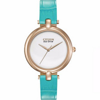 CITIZEN 西铁城 Eco-Drive EM0253-20A 女士光动能腕表 *2件