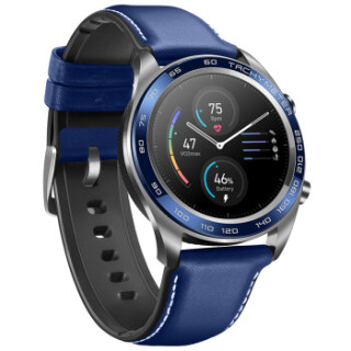honor荣耀watch系列magic陶瓷款智能手表3048mm深海蓝硅胶表带128mb