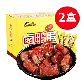 KINGWUU 精武 麻辣鸭脖 500g*2盒