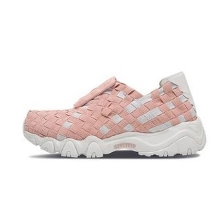 Skechers斯凯奇女鞋新款D'lites时尚休闲鞋 编织熊猫鞋 88888184 (粉色、39码)