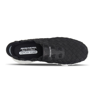Skechers斯凯奇女鞋新款D'lites时尚休闲鞋 编织熊猫鞋 88888184 (粉色、39码)