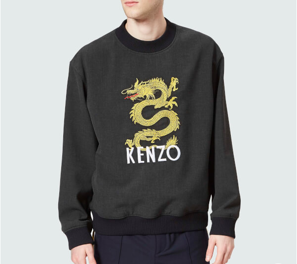  KENZO 高田贤三 Dragon Logo 男士卫衣