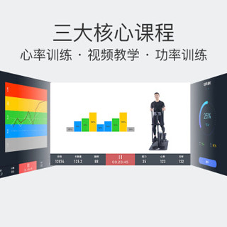 YESOUL 野小兽 家用静音智能椭圆机 (典雅白、心率版)