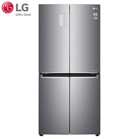 历史低价：LG 双风系 F528S13 十字四门冰箱 530L