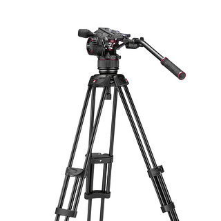 Manfrotto 曼富图 MVKN8TWINM 碳纤维摄像三脚架云台套装