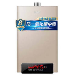 海尔（Haier）13升燃气热水器 多频恒温 CO主动安防SQ25-13WPT(12T)天然气