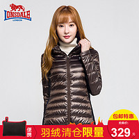 LONSDALE 21542QC1399 女士羽绒服 (银色、L)