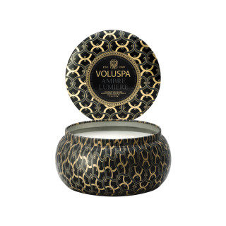 VOLUSPA Noir黑色家居系列 金属罐香薰蜡烛