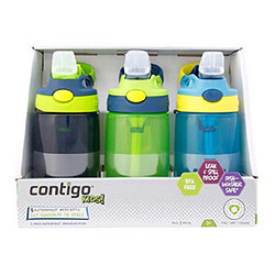 contigo 康迪克 防漏儿童吸管杯 414ml*3个  *2件