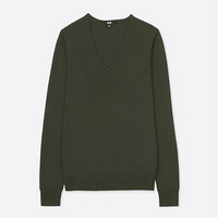 UNIQLO 优衣库 408710 女士V领针织衫