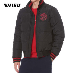 EVISU 18AW 男士标志印花羽绒夹克 1EAOTM8NJ720XX