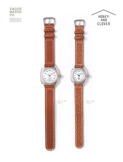 VAGUE WATCH CO. COUSSIN 男女适用复古手表