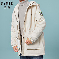 Semir 森马 19-078121317 男士连帽棉服大衣