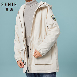 Semir 森马 19-078121317 男士连帽棉服大衣