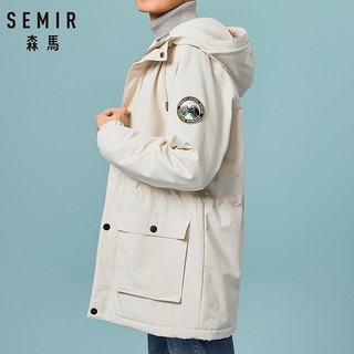 Semir 森马 19-078121317 男士连帽棉服大衣