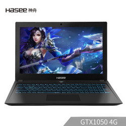 Hasee 神舟 战神Z6-KP5G 15.6英寸笔记本电脑（i5-8300H、8GB、1TB+128GB、GTX1050）