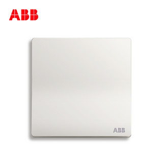 ABB 开关插座 轩致无框雅典白 一位一开中间中途三控多控开关AF119