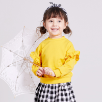 Deesha 笛莎 女童木耳边套头卫衣 *3件