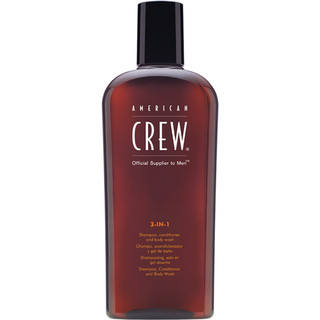 凑单品：AMERICAN CREW 3合1茶树精华洗发沐浴露 450ml 