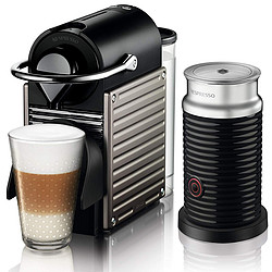 Krups XN 301T Pixie 胶囊咖啡机+Aeroccino3 奶泡机