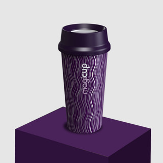 magicup 防洒咖啡杯 紫色